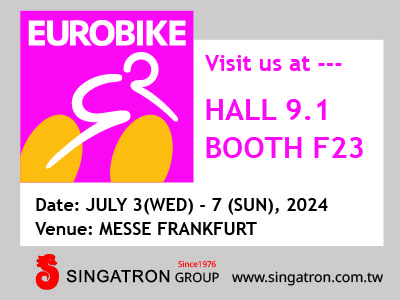 Visit Singatron's booth No.F23 of Hall 9.1 at EUROBIKE 2024