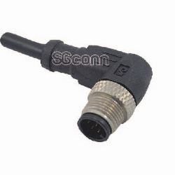 M12 Sensor (Molded with Cable) Connector, 2MT3013-X08200