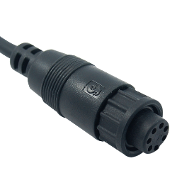 Circular Middle (Molded with Cable) Connector, 2CM3004-W0X300