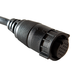 Circular Large (Molded with Cable) Connector, 2CG3004-W18300