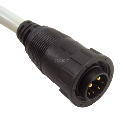 Circular Large (Molded with Cable) Connector, 2CG3017-W06F01