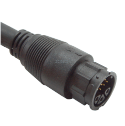 Circular Large (Molded with Cable) Connector, 2CG3024-W12F01