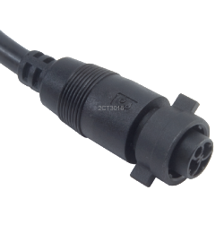 Circular Standard (Molded with Cable) Connector, 2CT3016-W04801