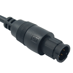 Circular Standard (Molded with Cable) Connector, 2CT3024-W0X300