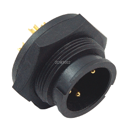Circular Middle (Panel Mount) Connector, 2CM3002-W0X400