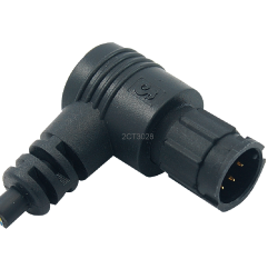 Circular Standard (Molded with Cable) Connector, 2CT3028-W0X300