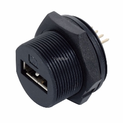 Conector USB (montaje en panel), 2UB3001-W05113H