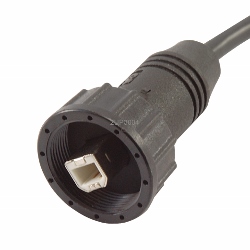 Conector USB (moldeado con cable), 2UP3004-W05100H