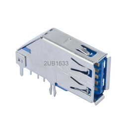 Conector USB 3.0 estándar tipo A, USB3.0 estándar A, USB-A, USBA, 2UB1633