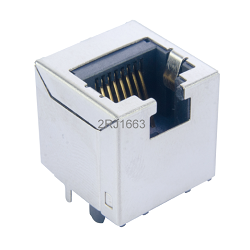 RJ45 Vertical,without Transformer Connector (8P8C), 2RJ1663-000111F