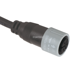 Circular Middle (Quick Lock, Push Lock, Molded with Cable) Connector, 2QM3004-W03401H