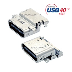 USB4 USB-C USBC Connector,USB Type-C Connector, 2UB3C39-000111F