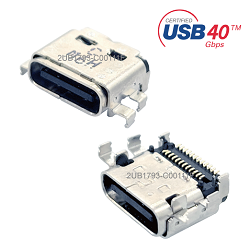 USB4 USB-C USBC Connector,USB Type-C Connector, 2UB1793-C00111F