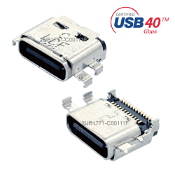 TBT4, USB4, USB-C USBC Connector,USB Type-C Connector, 2UB1771-C00111F