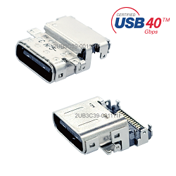 USB4 USB-C USBC Connector,USB Type-C Connector, 2UB3C39-001111F