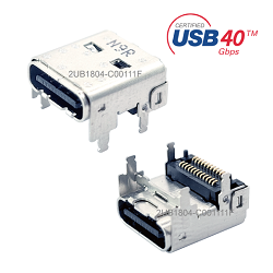 USB4 USB-C USBC Connector,USB Type-C Connector, 2UB1804-C00111F