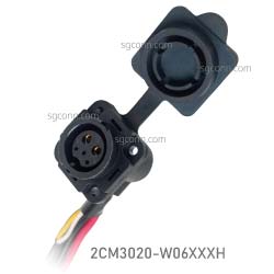 Conector de alimentación para bicicleta eléctrica, 2CM3020-W06XXXH